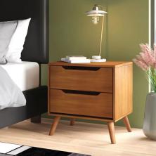 Ashlyn 2 Drawers Nightstand