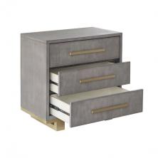 Dahle 3 Drawer Nightstand