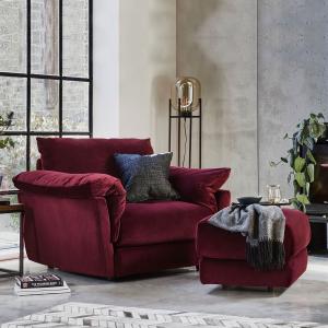 The Slouch Fabric Snuggler Armchairs