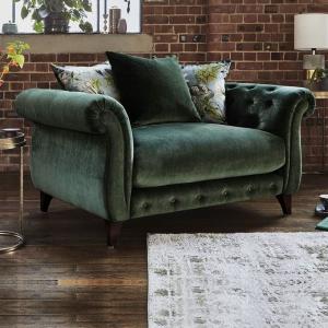 Boutique Palace Fabric Scatter Back Snuggler Armchair