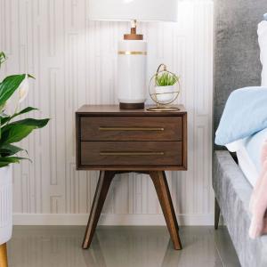 Modern Wooden Nightstand Bedside Table