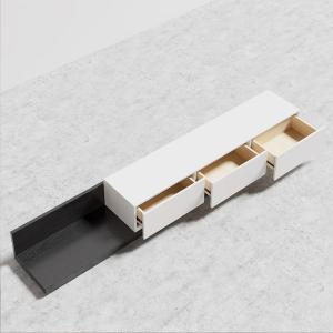 Nordic Extendable TV Stand and Media Console with 3-Drawer
