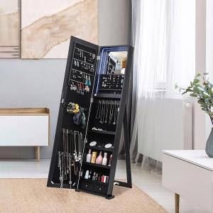 Jewelry Mirror Cabinet Armoire Organizer Standing