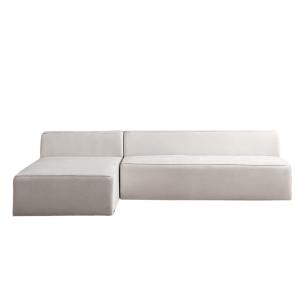  	Celona Modern L-Shaped Sectionals Sofa Chaise Left Orientation in Li...