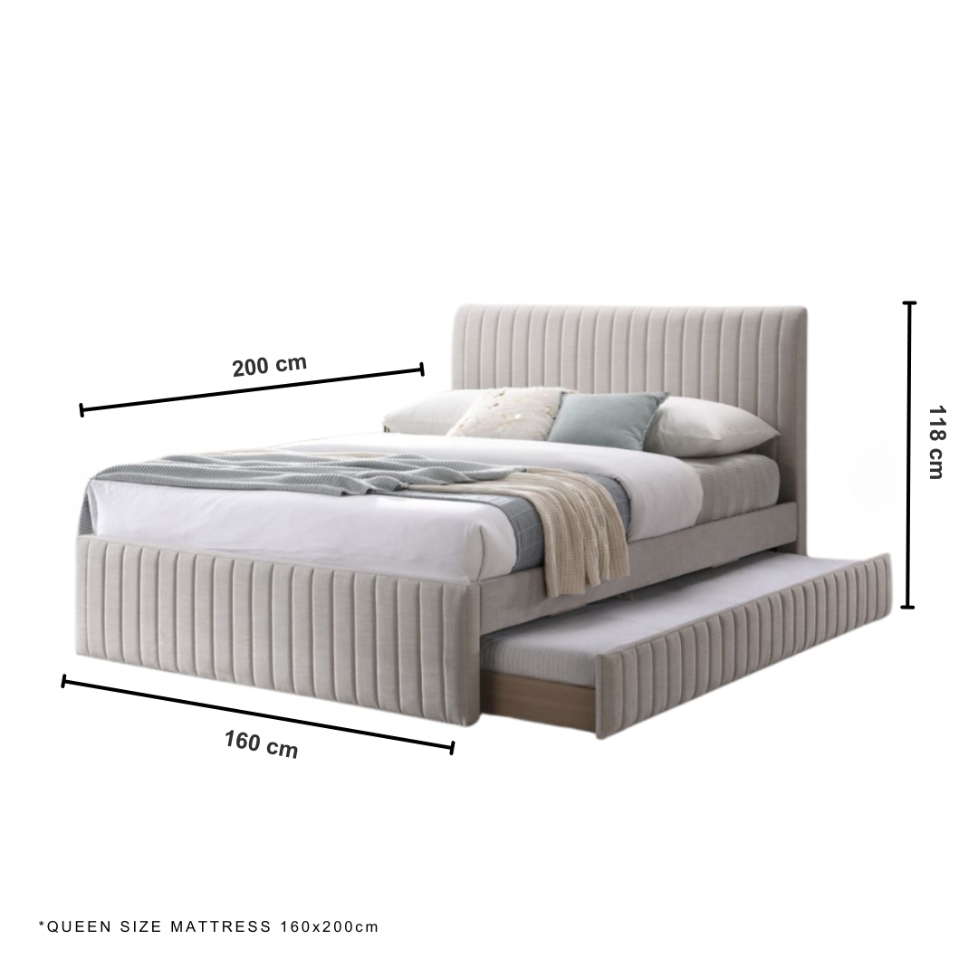 Queen Size Bed With Trundle