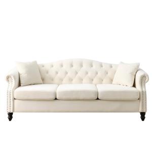 Avictor Upholstered Sofa in Beige