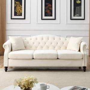 Avictor Upholstered Sofa in Beige