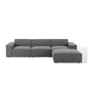 Vitality sectional sofa 4 pieces in Dark Grey
